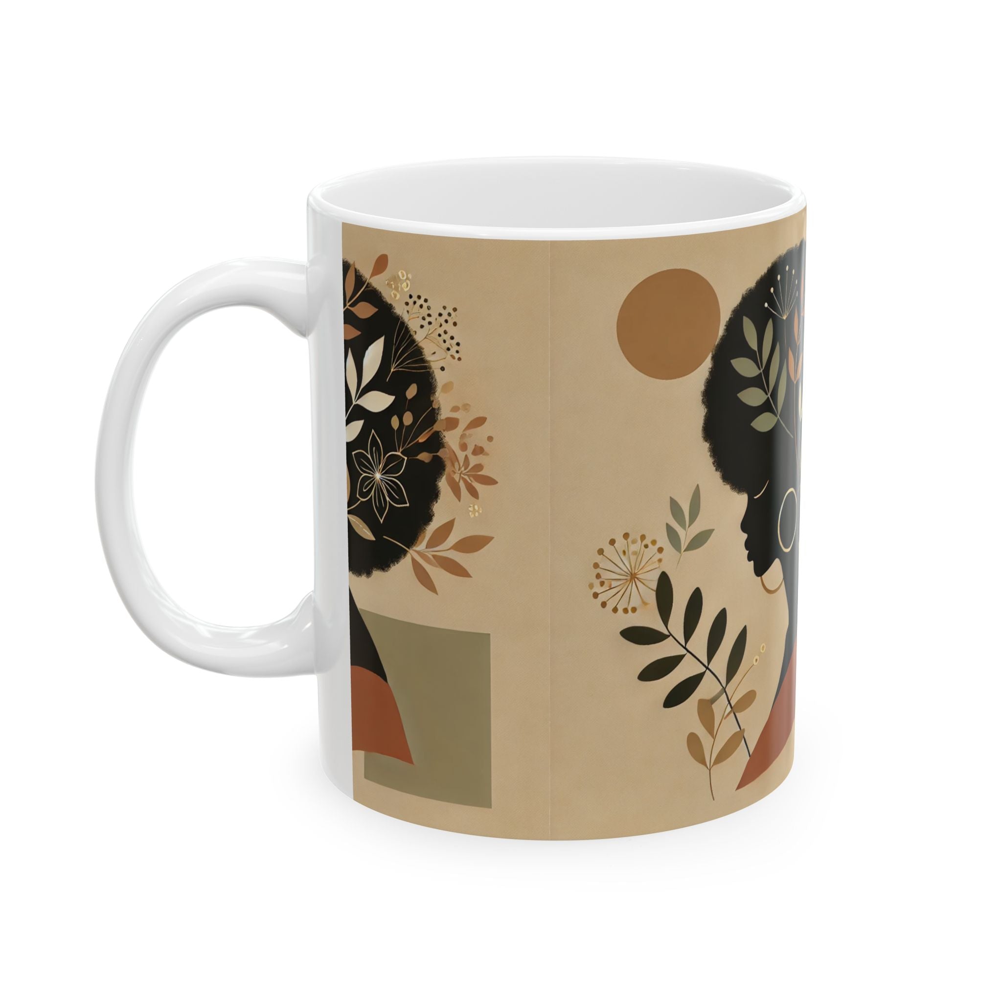 Boho Beauty Ceramic Mug, (11oz, 15oz)