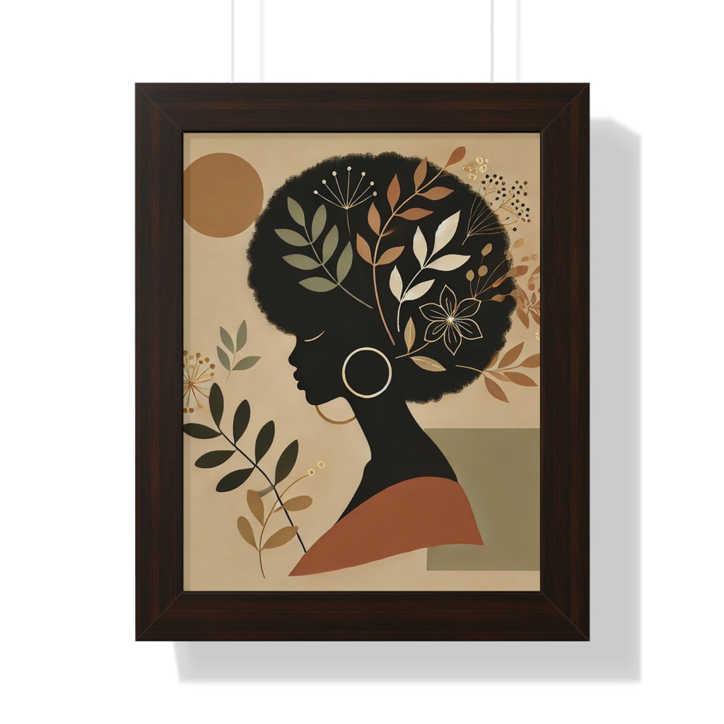 Boho Beauty Framed Vertical Poster