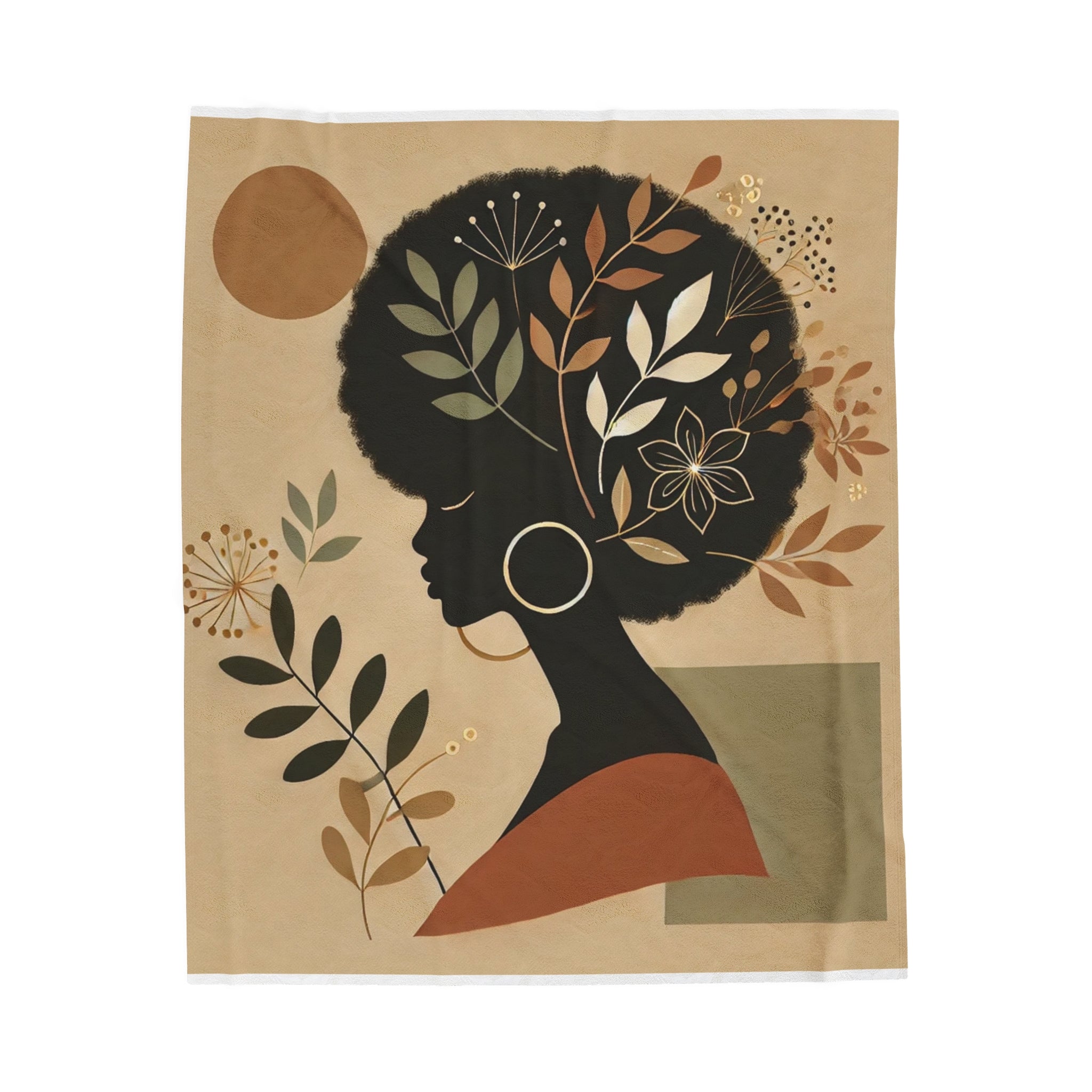 Boho Beauty Velveteen Plush Blanket