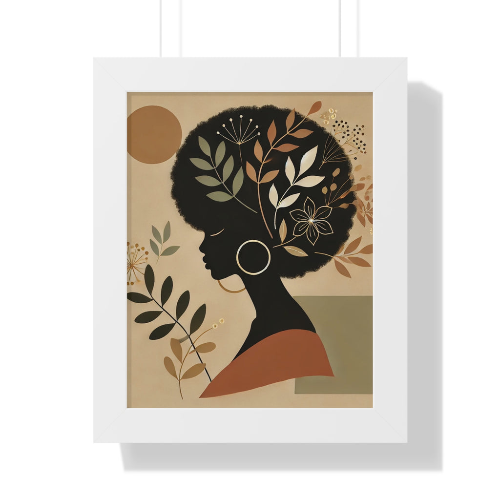 Boho Beauty Framed Vertical Poster