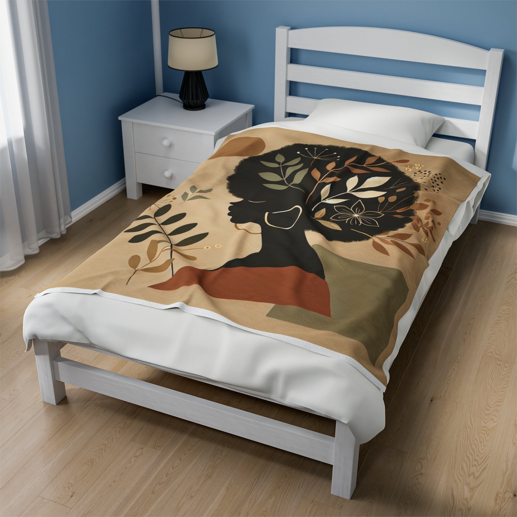 Boho Beauty Velveteen Plush Blanket