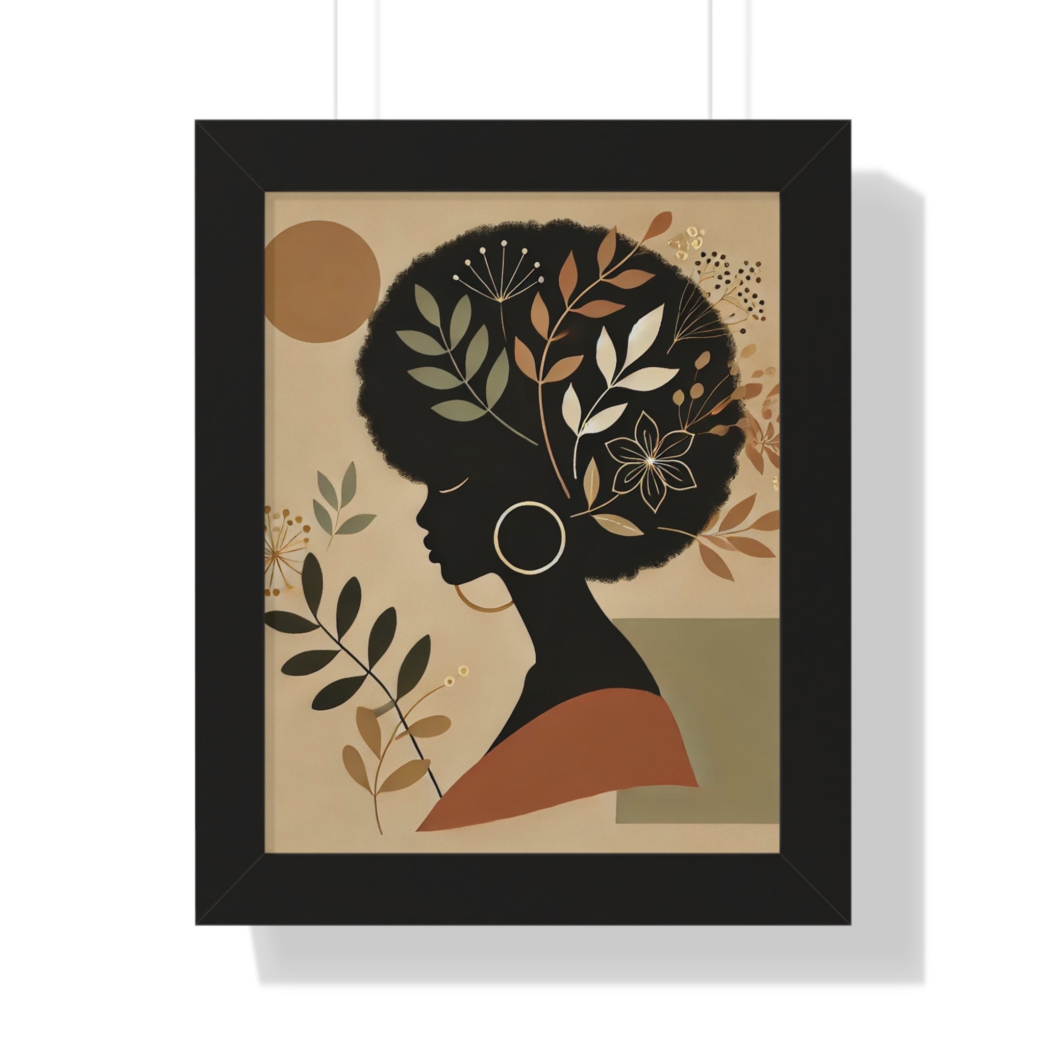 Boho Beauty Framed Vertical Poster