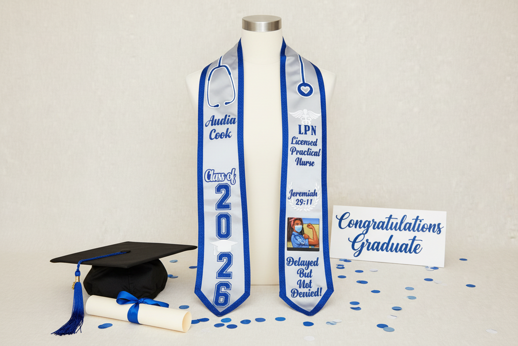Custom Graduation Stole