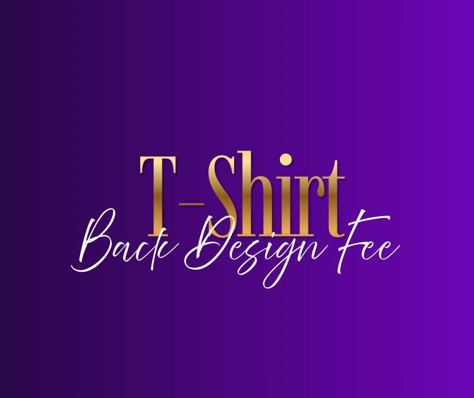 T-shirt Back Design Fee