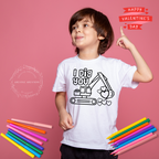 Valentine’s Day Coloring Tee