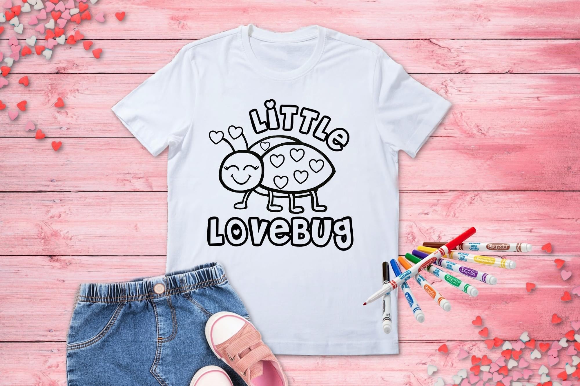 Valentine’s Day Coloring Tee