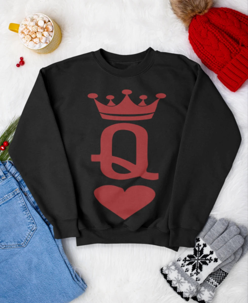 King & Queen Couples Tee