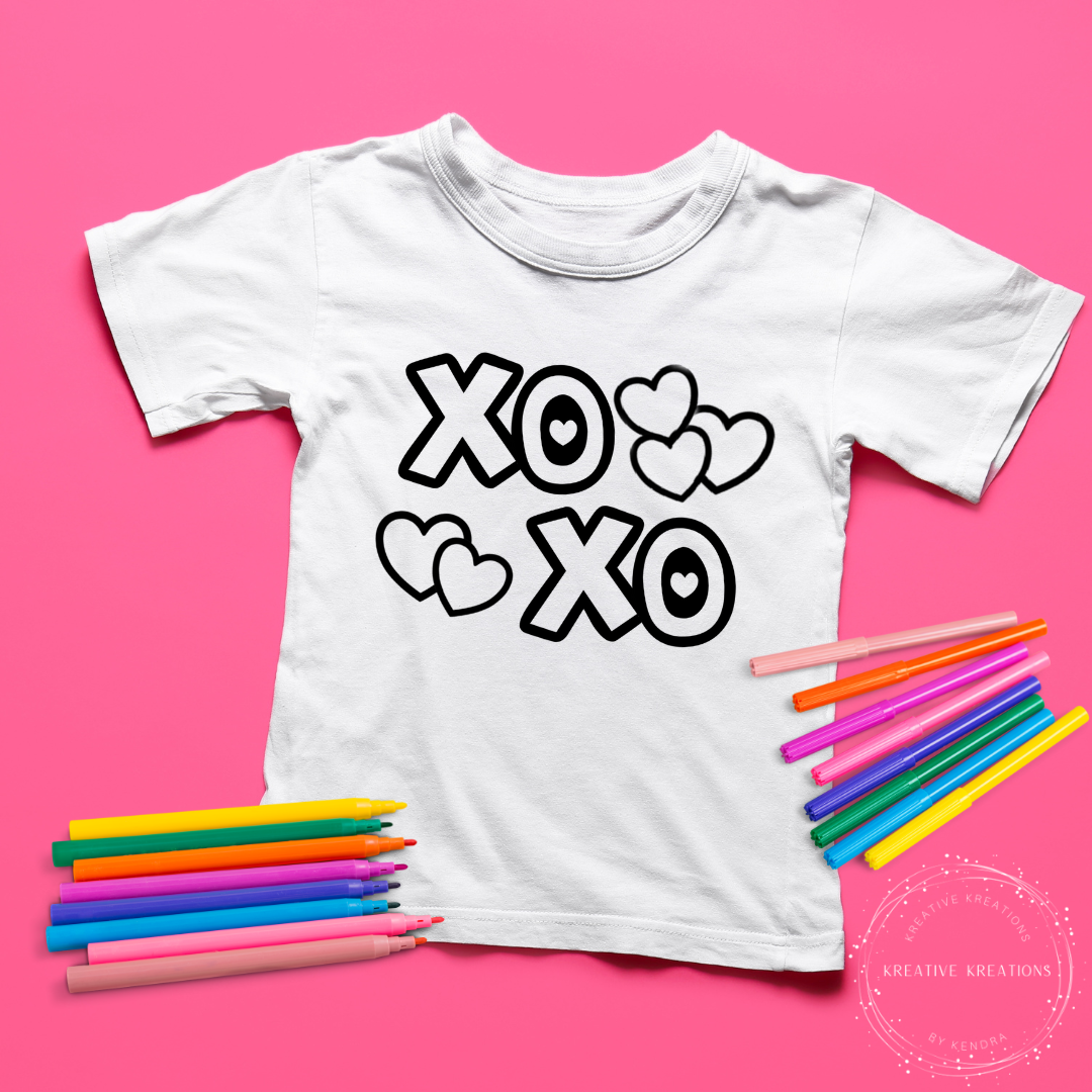 Valentine’s Day Coloring Tee
